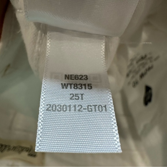 Madewell Stovepipe white Jeans Sz 25 Tall - Picture 12 of 12